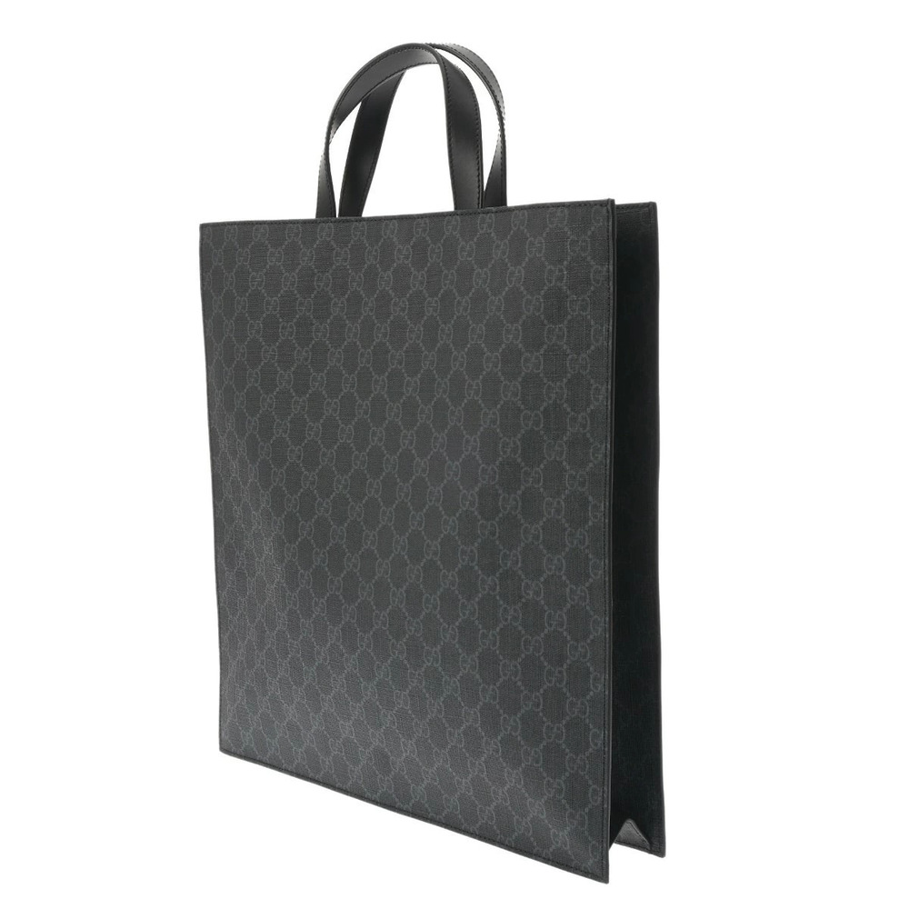 Gucci Supreme Canvas Bag Black Tote GG
